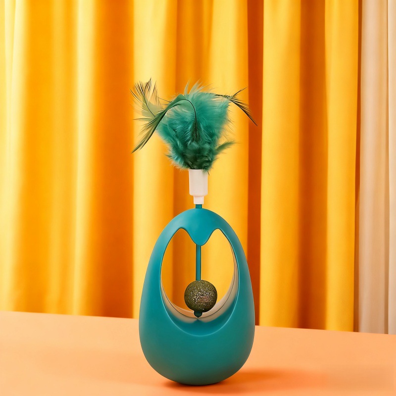 Juguete Tumbler de Menta para Gatos, Interactivo, Relajante, para Interior