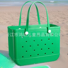 源头工厂bogg跨境现货托特包eva洞洞包单肩包沙滩包耐磨防水 收纳