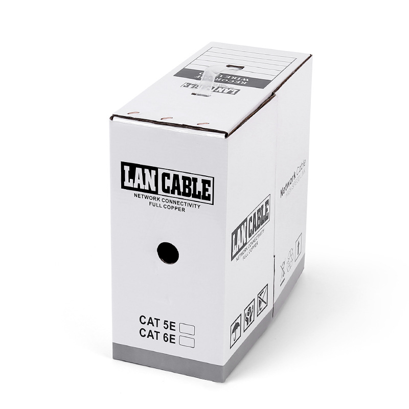 Cable de red de categoría 5 cable de red CAT5 cable de red interior sin blindaje cable de red de categoría 5 par trenzado