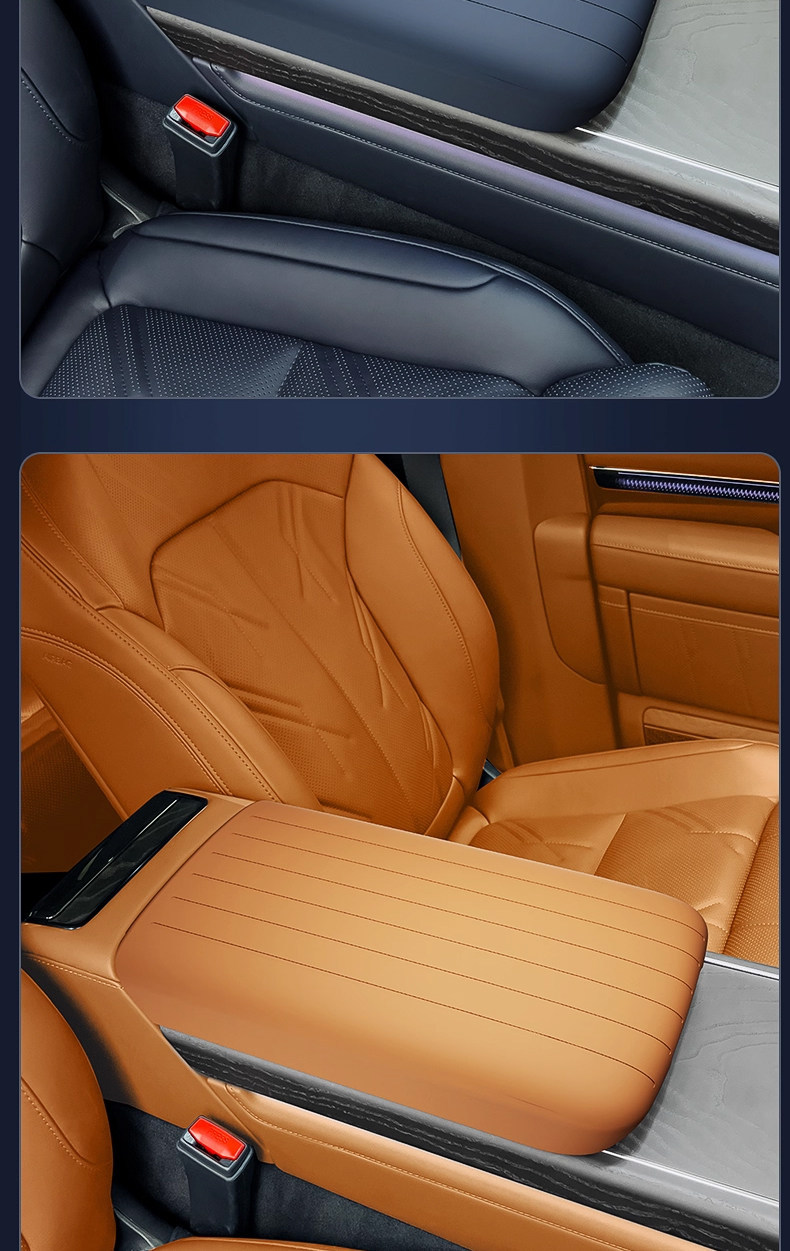 Suitable for Zeekr 9X heightened armrest box protective cover, car center console protective pad, interior modification accessories