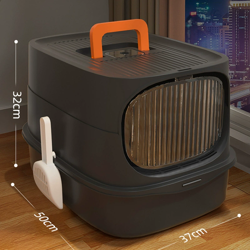 Песочница очень большая полностью закрытая унитазная анти-наружная чаша анти-ленточная полузакрытая анти-запаховая для котят и кошек