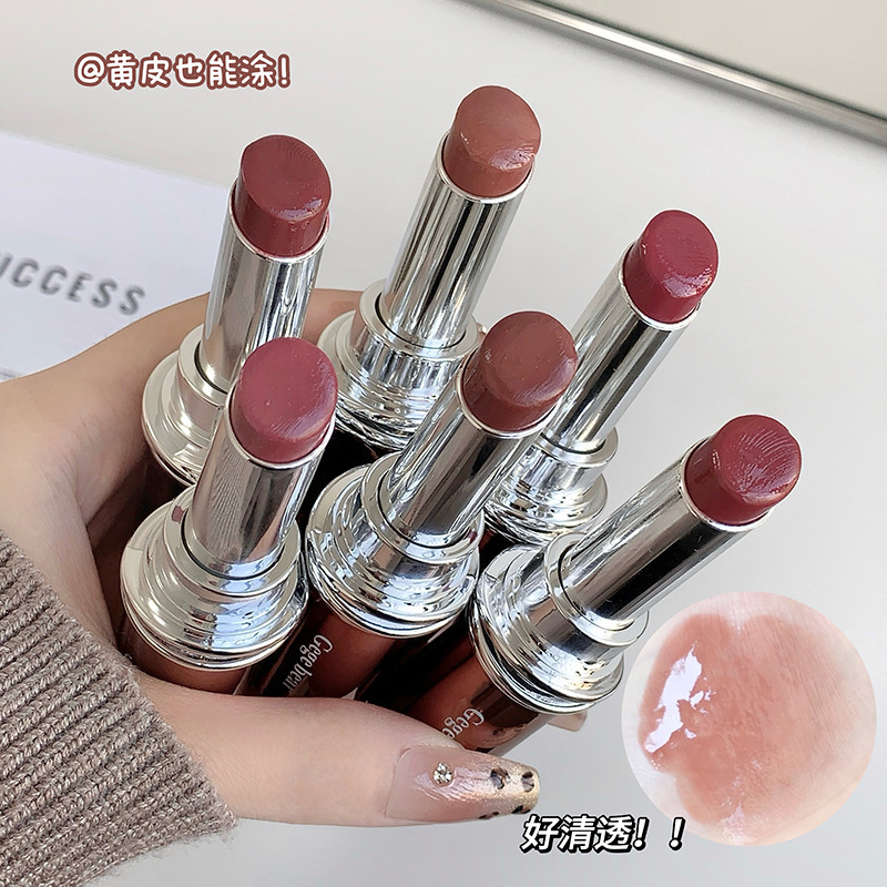 Gege bear watermark lipstick es un lápiz labial hidratante, no es fácil de tocar lápiz labial, hidratación, maquillaje de belleza transfronterizo.