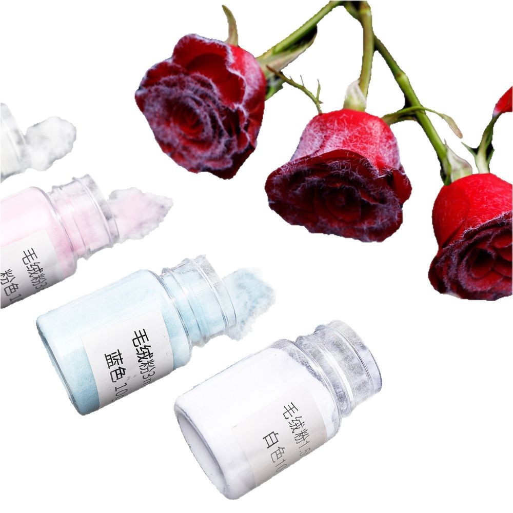 Florista creativa de Año Nuevo con floquete de nieve de lana de nieve material de ramo de nieve accesorios DIY hechos a mano para Navidad image 6