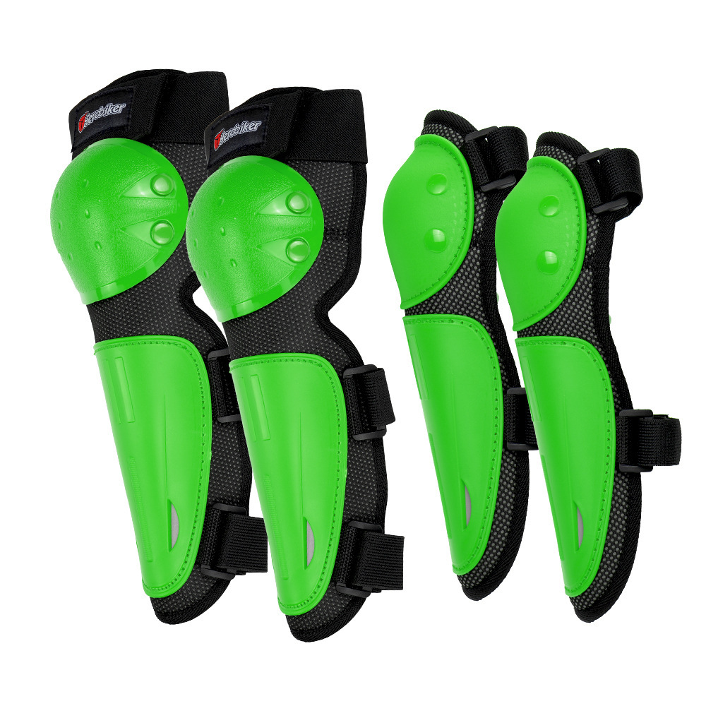 chaqueta de armadura para niños rueda de protección de bicicleta esquí rodilla de protección de codo deportivo al aire libre bicicleta de montaña protector