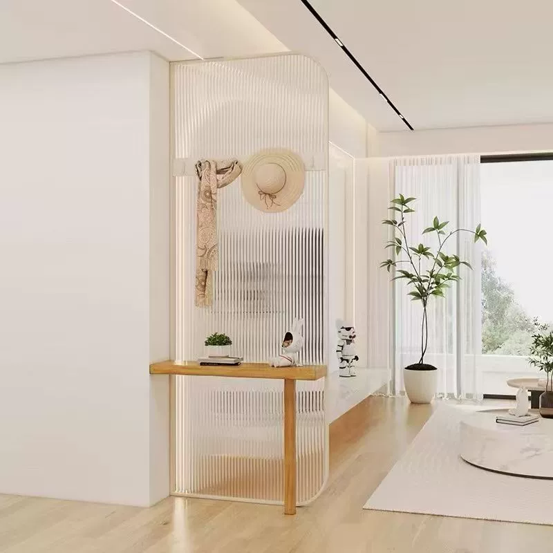 Перегородка Changhong водная рябь закаленное стекло гостиная входной двери ванная комната полуперегородка стены оптом стеклянный экран