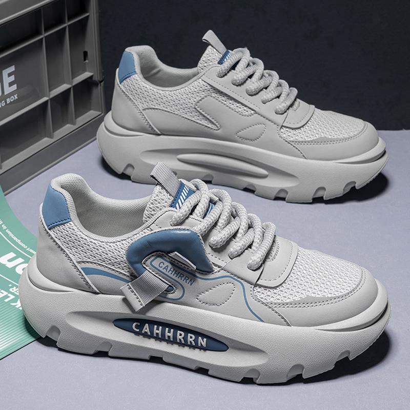 Generación de verano nuevos zapatos deportivos de malla zapatos casuales para hombres zapatos de papá zapatos de fondo grueso zapatos de estudiante de todo fósforo zapatos de moda zapatillas de deporte de cuatro estaciones