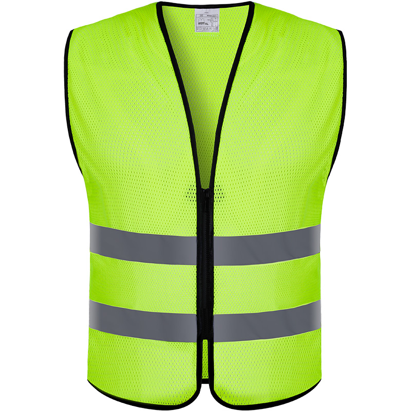 chaleco reflectante de construcción chaleco de automóvil fluorescente amarillo ropa de protección de seguridad de tráfico chaqueta de montar Meituan