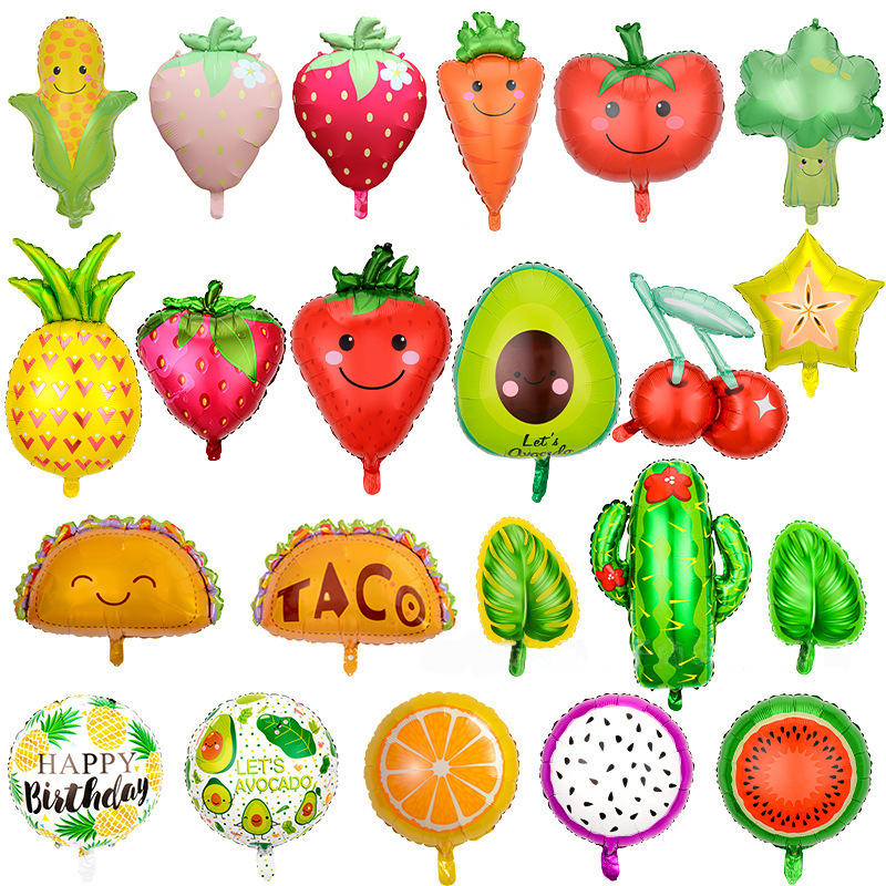 Summer Party Beach Decoration Aluminum Film Balloon Tropical Cactus…