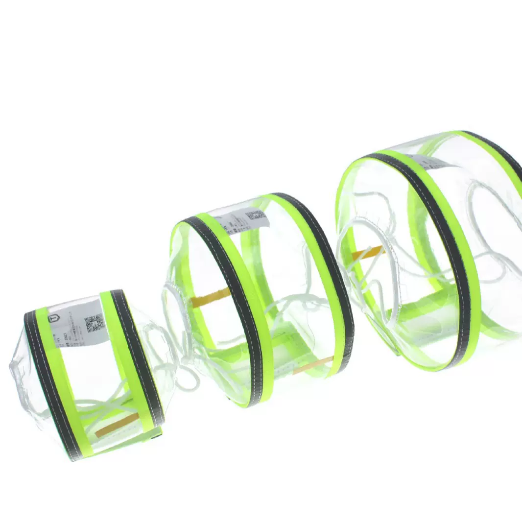 厂家PVC防护套管路喷溅防护罩管道阀门保护罩抗压耐腐蚀反光条