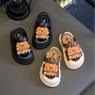 2025 e-commerce explosions baby soft bottom toddler shoes small Baotou non-slip comfortable children's sandals manufacturers wholesale