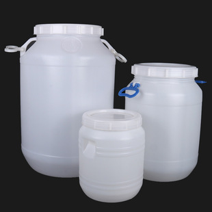 Thickened Plastic Bucket Household Water Storage Bucket 25L50 L 75 L 100 L Food Grade Wine Bucket Oil Bucket Rice Bucket with Lid