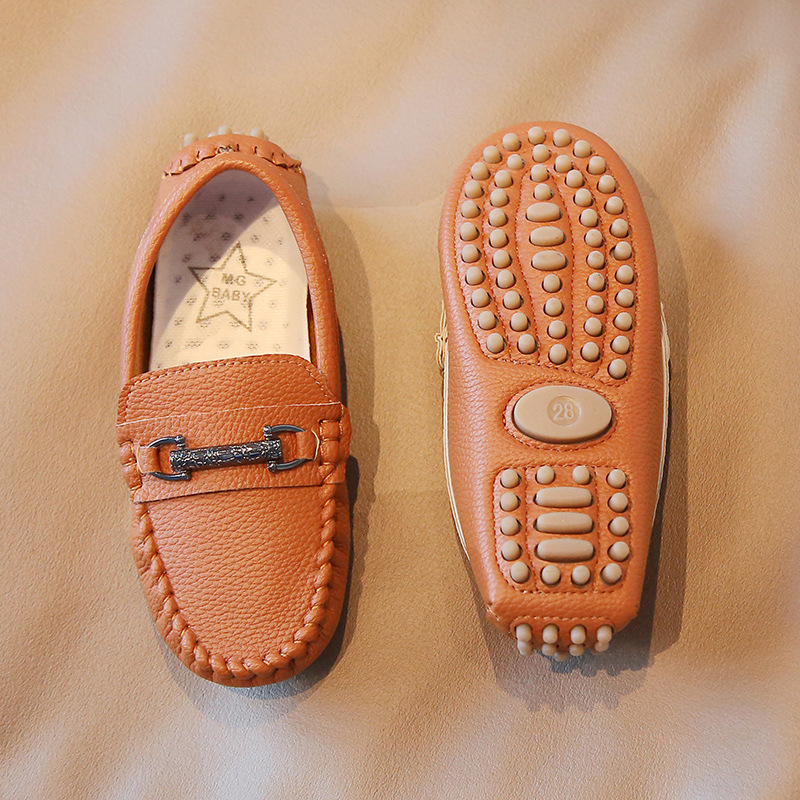 Korean version of one foot pedal Lefu casual bean shoes, new autumn 2022 boys and children's shoes_voghion.com