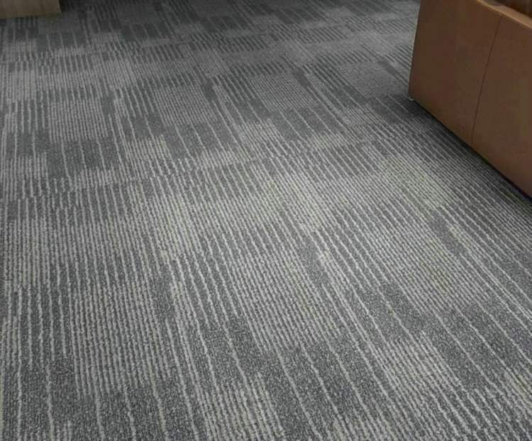 Gray carpet pattern pvc bottom rv floor