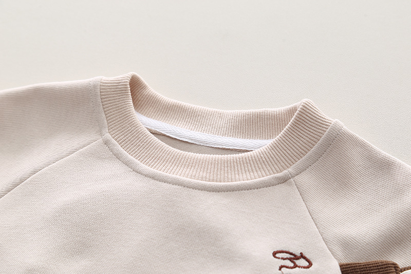 Vauvan asu pojille tytöille 2024 uuden tyylin lasten kevät ja tyylikkäät päällysvaatteet syksyn urheilu kaksiosainen setti_voghion.com