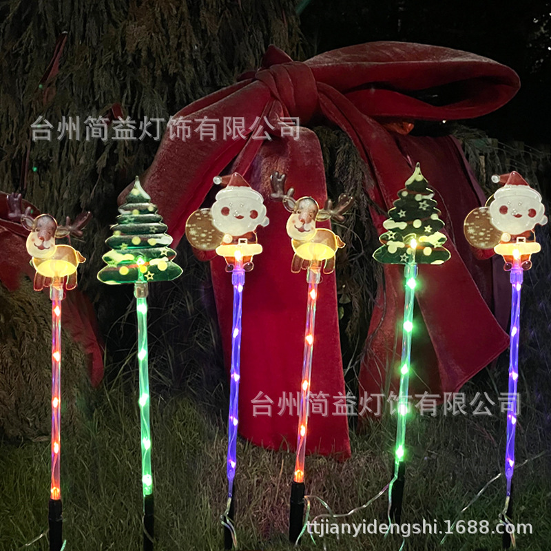 Un remolque y seis moldes de inyección para imprimir alce árbol de Navidad papá híbrido - tubo transparente - energía solar