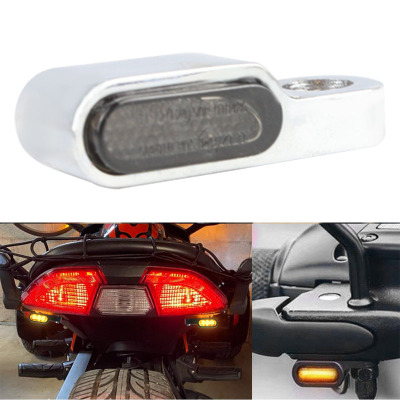 摩托車車把轉向燈 改裝LED方向燈 金屬短柄轉燈 電動車轉向燈