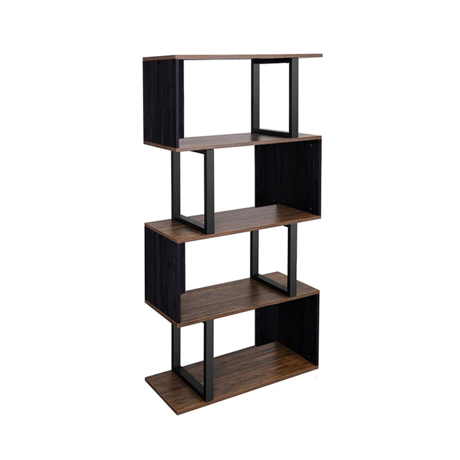 Simple modern bow bookcase bookshelf shelf hot selling bookshelf four-layer bookshelf shelf