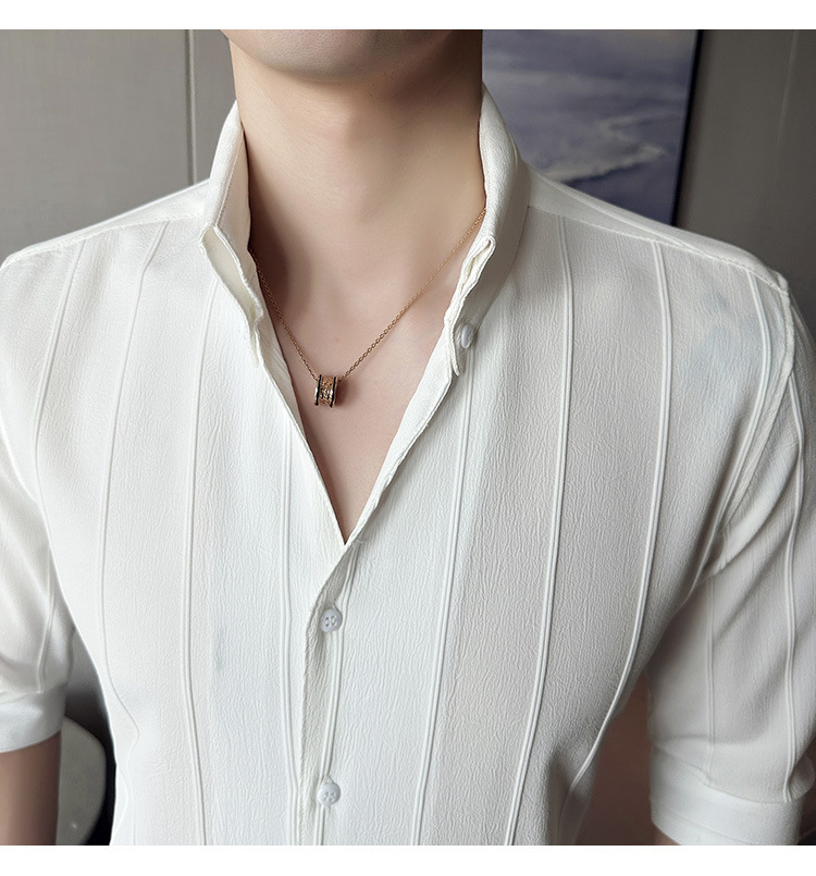 F5616 750K ÁO SƠ MI NAM HEYTYOR DÁNG ÔM BODY GỢI CẢM SEXY MÙA HÈ CỔ CHỮ V THỜI TRANG NAM G02 SẢN PHẨM MỚI