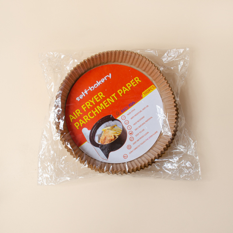 Freidora de aire Placa de papel almohadilla de papel a prueba de aceite papel absorbente de aceite horno de hornear barbacoa papel de aceite de silicona Freidora de aire papel especial