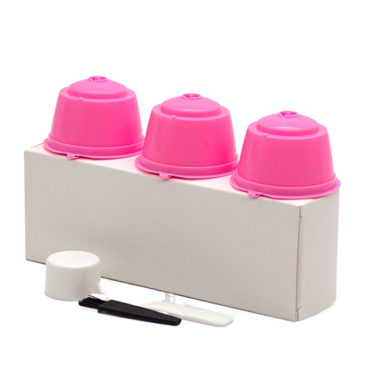 Adecuado para DOLCE GUSTO café cápsula taza filtro de café reutilizable 3 cajas conjunto