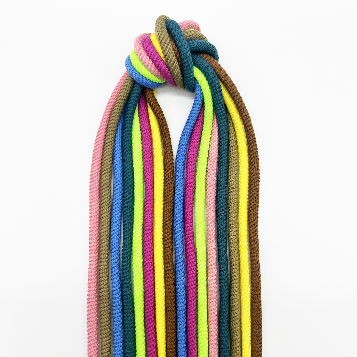 120 color 5mm poliéster de color núcleo de rosca grueso unidireccional redondo cordón de zapatos casuales adaptar zapatos de entrenamiento