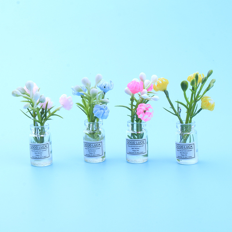 2026 Fresh and Sweet Cartoon Glass Oil-Drip Vase Car Decoration DIY Accessory Office Decoration 2026 Fresh and Sweet Cartoon Glass Oil-Drip Vase Car Decoration DIY Accessory Office Decoration