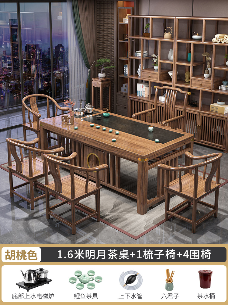 1.6 m 달 1 빗 의자 4 의자 큰 돌 판 구리 소매