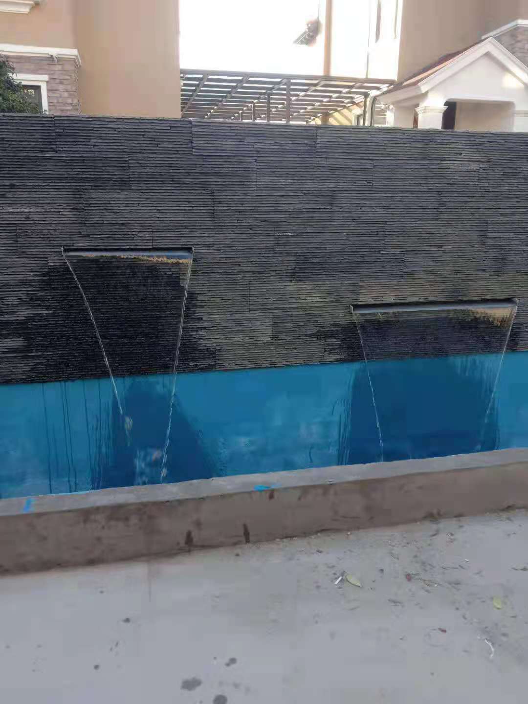 厂家批发青石板流水石文化石背景墙文化砖水幕墙流水板园林景观石-阿里巴巴