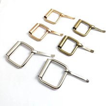 现货供应箱包五金DIY配件滚镀连接铁线通管子扣滚筒针扣皮带扣