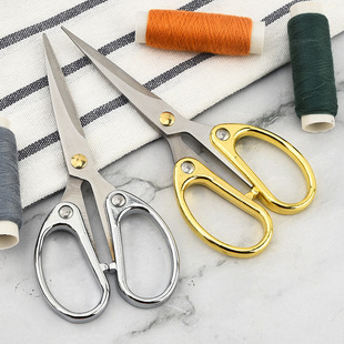Stainless steel sewing scissors household thread head handmade scissors cross stitch scissors clothing sewing scissors kitchen scissors wholesale