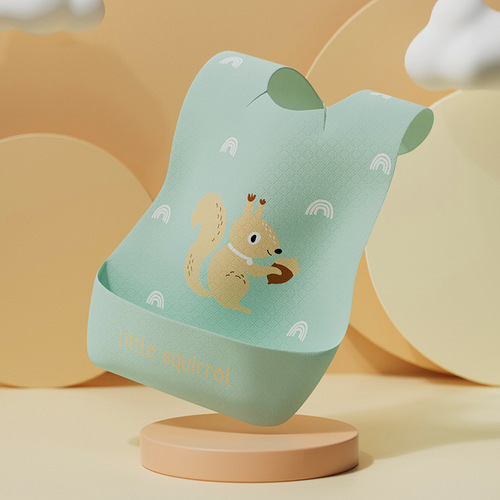 Baby eating bibs. Baby feeding bibs. Disposable super soft children's food feeding bibs. Non-woven bibs.
