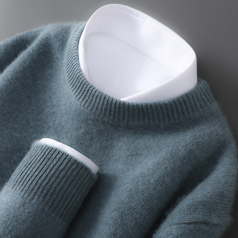 Gray stone green [round neck]