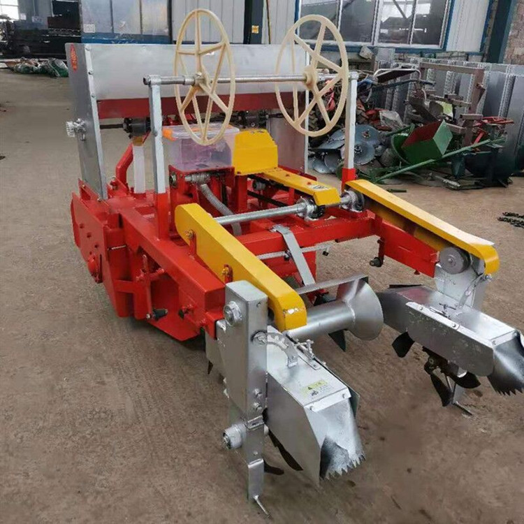 拖拉机后置农田起垄施肥滴管覆膜机 单垄双垄薯类花生起垄覆膜机
