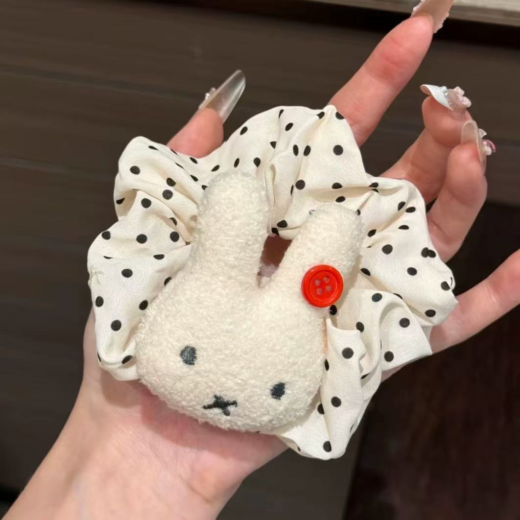 폴카 도트 미피 레드 버튼