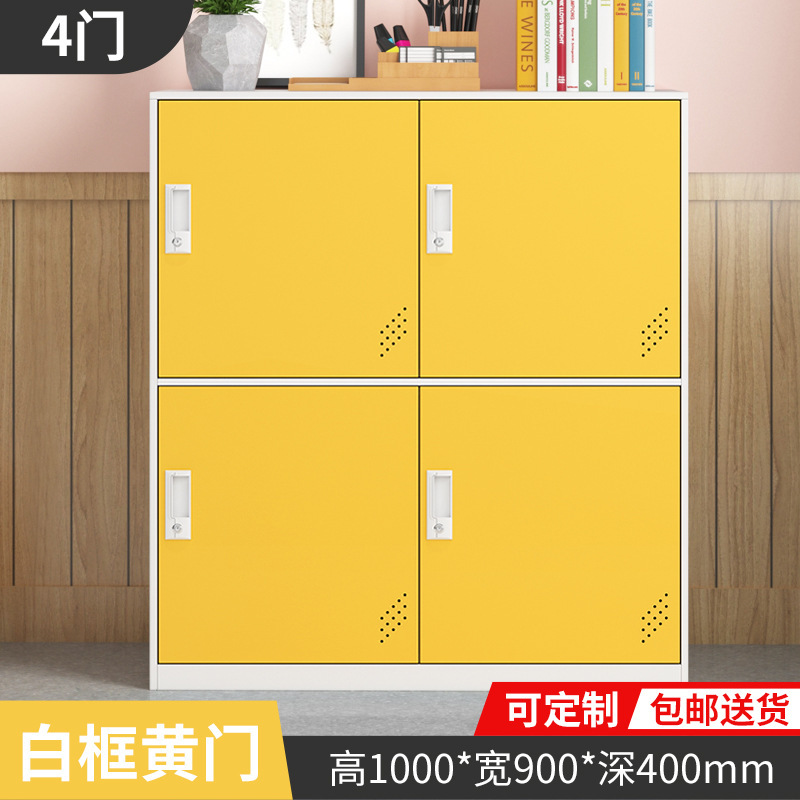 armario de color armario de almacenamiento de personal con bloqueo armario de almacenamiento de bolsas escolares estudiantes armario de zapatos armario de balcón armario pequeño armario de hierro