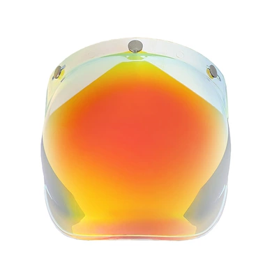 Bubble Mirror, Multi-Color Windproof – Dəbilqə (Kaska) aksesuarları - revo-aurora-red