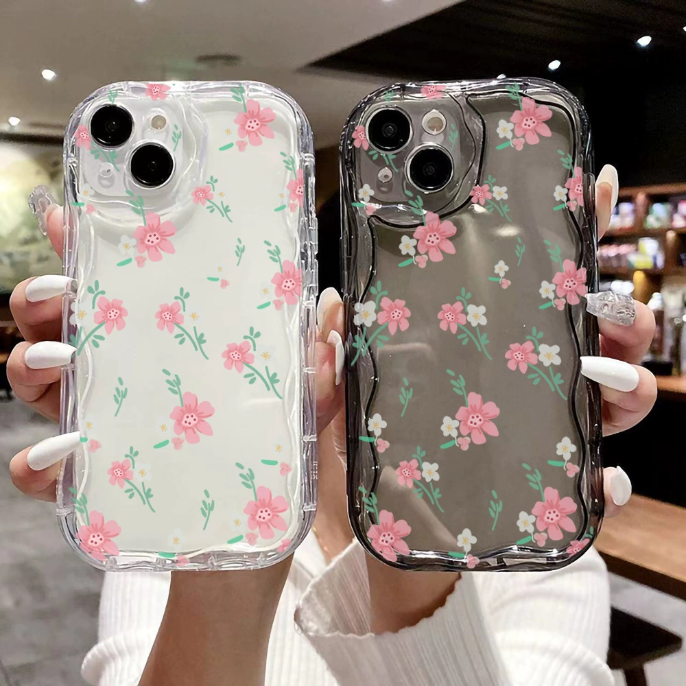 Apple, совместимый iPhone 15, кремовый чехол для телефона с цветочным принтом, 15promax, iphone