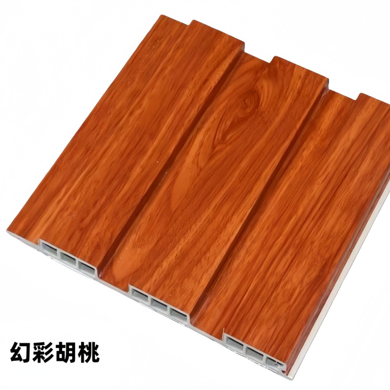 Panel de Pared de Madera Plástica Eco 195, Resistente al Fuego y Humedad, para Interior y Hotel