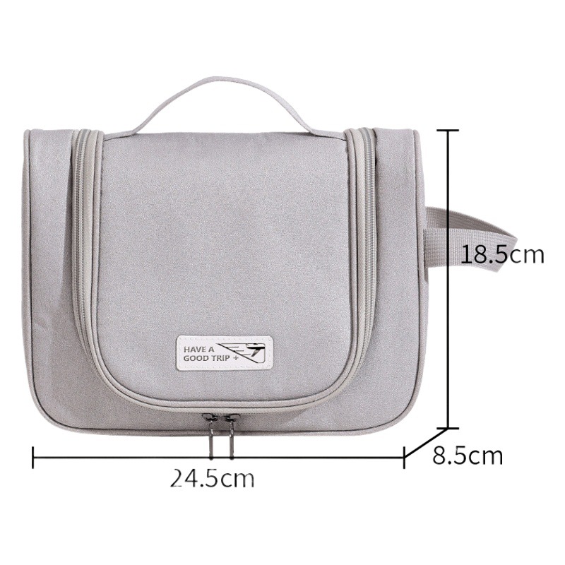 Bolsa de Aseo Portátil Estilo Wabi-Sabi, Bolsa de Almacenamiento de Cosméticos de Viaje, Bolsa de Maquillaje de Gran Capacidad con Sensación de Alta Gama