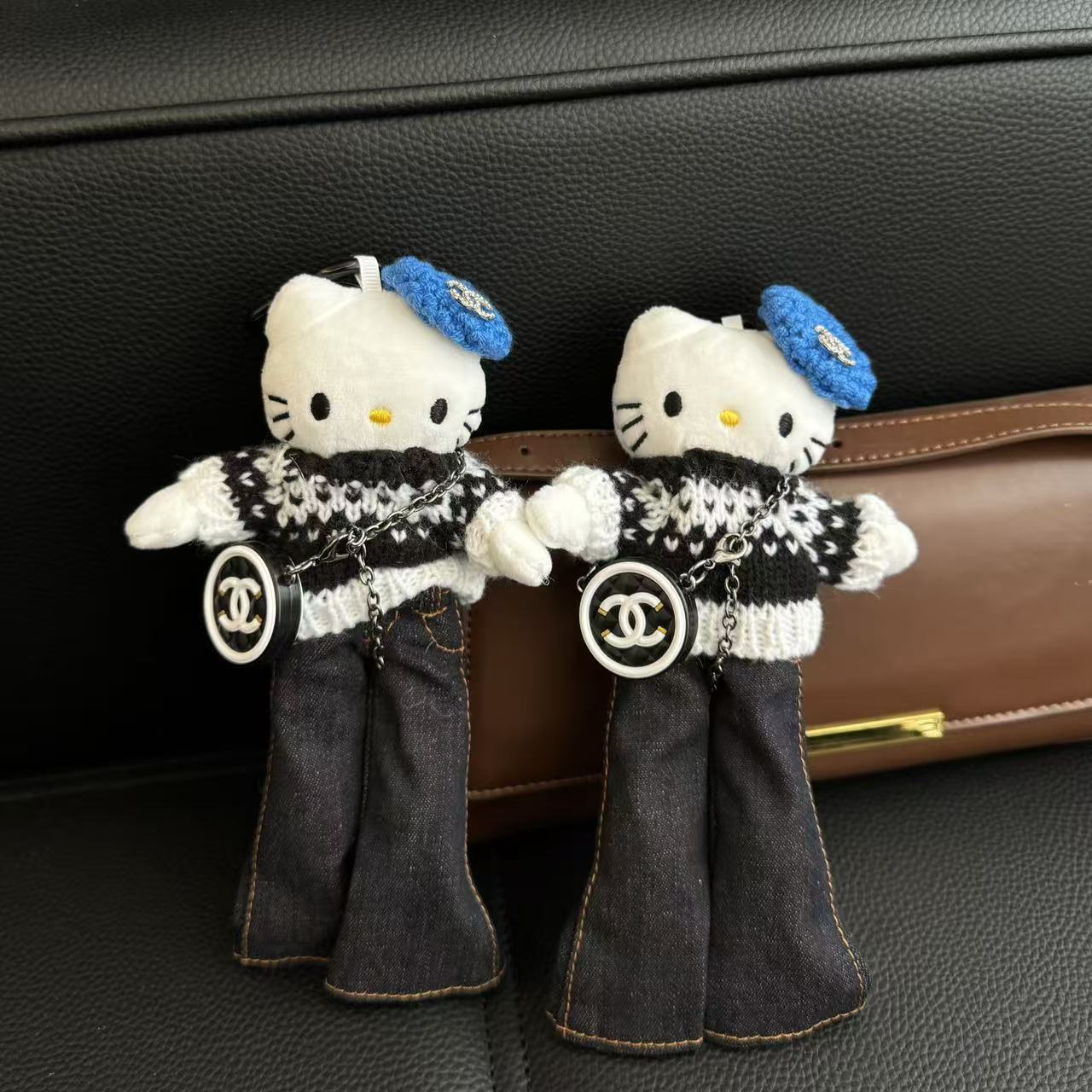 新品可爱いロングレギンスキティぬいぐるみスカートきせかえ人形ドレスins风人形饰りリュックサックキーホルダー