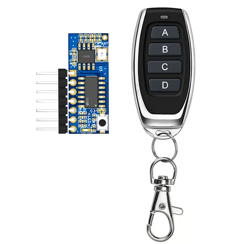 315/433低功耗接收模块 休眠模式无线RF射频解码模块遥控器套件