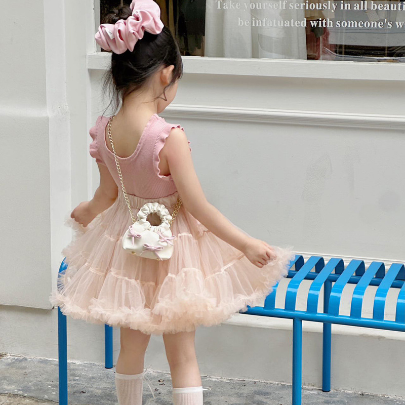 ガールズバッグ ミニ多用途リボンクラウドバッグ かわいいファッションリボン 子供用ベビーコイン小さなショルダーバッグ|undefined