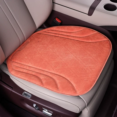 Seat cushion, seat cover — Piece Wholesale - orange-single-cushion-drilling-holes