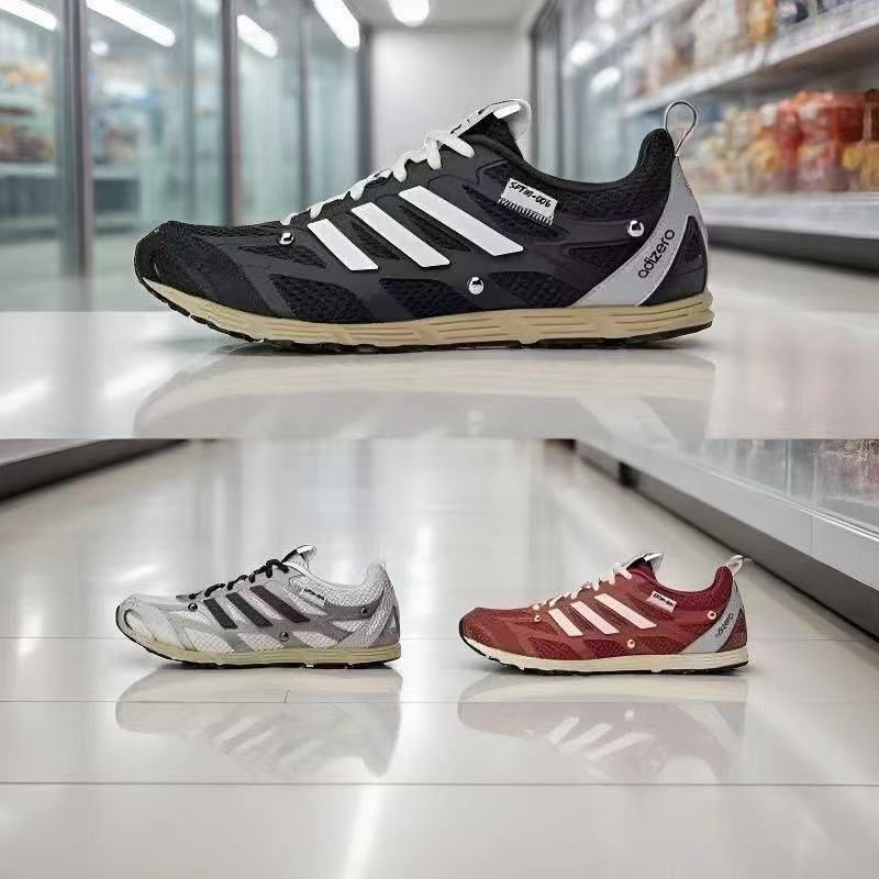 Putian shoes, export model SFTM006, Adidas collaboration edition, retro running shoes with rivets, breathable mesh, comfortable athletic shoes Putian shoes, export model SFTM006, Adidas collaboration edition, retro running shoes with rivets, breathable mesh, comfortable athletic shoes