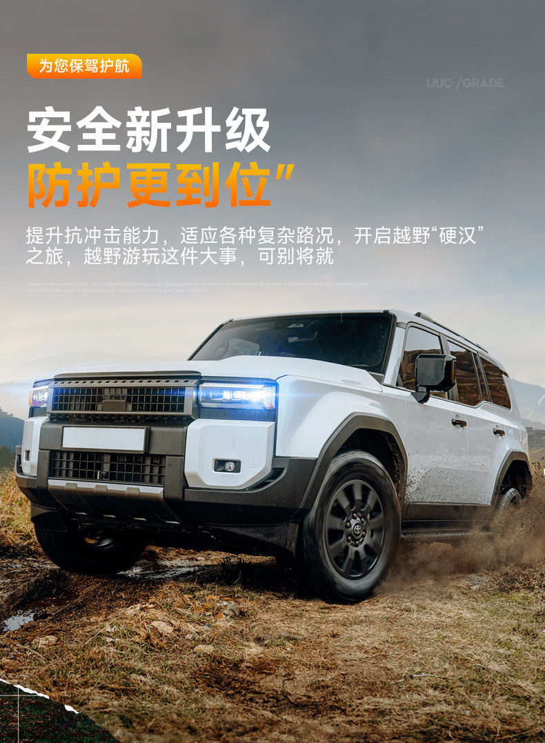 Suitable for 24-25 Models of Prado Chassis Protection Plates, New Prado Lc250 Engine Water Tank and Oil Tank Modification Parts