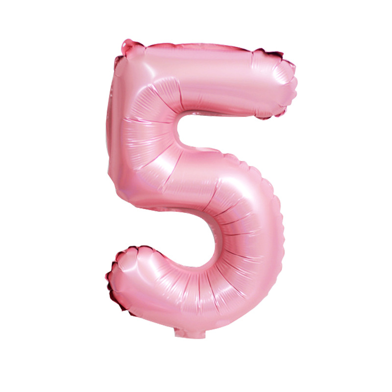 32 pulgadas nuevo globo digital Rosa rojo caramelo digital medio digital transfronterizo nuevo globo de helio puede flotar vacío