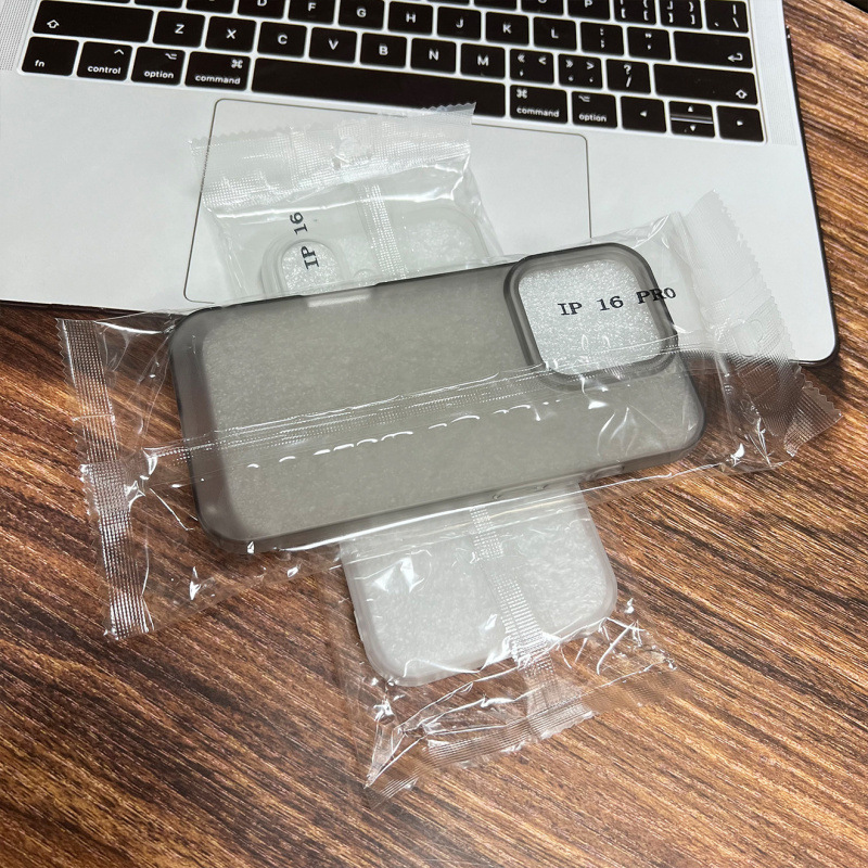 磨砂大孔手机壳适用苹果17简约15promax防摔16磨砂14透灰12保护套|undefined