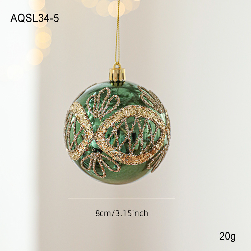 8CM Bolas de Navidad Modelo E