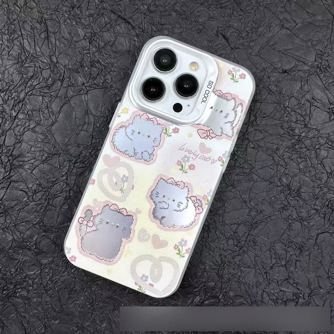 Nuevo gatito para iphone16 funda para teléfono móvil Apple 15promax/14 anti-caída 13pro12 lindo 11xr