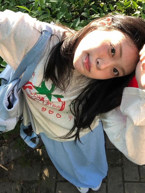 自社工場在庫 カラフル水玉長袖Tシャツ レディース 夏 KT猫 日焼け止めブラウス カレッジスタイル 万能トップス|undefined
